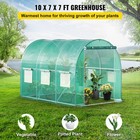 Walk-in Tunnel Greenhouse Galvanized Frame Waterproof 9 8x6 6x6 6 Ft