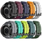 20 22mm Universal Watch Band Sports Strap Replacement Silicone Wrist Bracelet