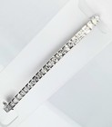 14k White Gold Natural Diamond Tennis Bracelet