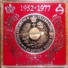 1952-1977 Great Britain Silver Jubilee Proof Medal Queen Elizabeth-ii