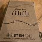 Sphero Mini App Enabled Programmable Robot Ball Red white W obstacles Box Stem
