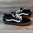 Vans Skate Chukka Low Sidestripe Gum Skate Shoes Mens 8 Sneakers Black Gum New