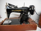 Vintage Brother  Compac Deluxe Sewing Machine Case Pedal Japan 1950s 