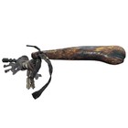 Antique Vintage Keys On Antique Wood Key Ring