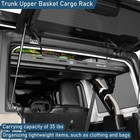 Trunk Upper Storage Luggage Carrier Offroad Steel Basket Cargo Rack Compatible