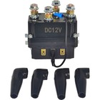 2pcs 12v Wireless Winch Remote Control Kit Fit Jeep Truck Suv Atv Suv Boat 4x4