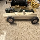 Vintage 1960   s Slot Car W 2 Plastic Bodies   2 Vintage Controllers