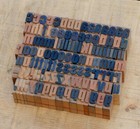 A-z Alphabet Letterpress Wooden Printing Blocks Wood Type Vintage Printer Typo  