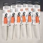Lot Of 6 Nite Ize Led Mini Glowsticks Orange Led - As Is - May Need Batteries