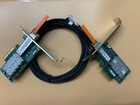 2x Mellanox Mcx311a-xcat Cx311a Connectx-3 En Network Card 10gbe Sfp  Cable