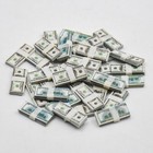  100 Dollar Bills   Dollhouse 1 12 Prop Fake Money Diorama Dollhouse 45 Pieces