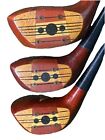 Macgregor Eye-o-matic T85 Velocitized Persimmon Wood Set 1w 3w 4w Rh Regular 