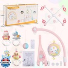 Bobxin Baby Musical Crib Mobile For Bassinet With Projector And Night Light 1