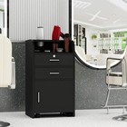 Styling Station Barber Salon Cabinet For Beauty Spa Salon Equipment W  Wheels