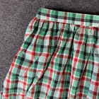 Vintage Ralph Lauren Country Western Maxi Skirt Womens 10 Green Red Plaid