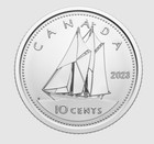 Canada 2023 10 Cent King Charles Iii First Strike 10c Dime Coin Bu From Roll Bu