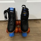 Pacer Comet Kids Roller Skates Black High Top Light Up Wheels Youth Size 2
