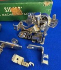 Vintage Singer Sewing Machine Set Of 6 Attachments   Green Box  160481