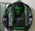 Kawasaki Ninja Racing Motorbike Leather Jacket Kawasaki Motorcycle Biker Jacket