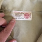 Bsa Vintage Uniform Shirt Youth Xl Brown Buttons