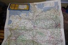 1944 Wwii French Preu Michelin Tire Map Germany Allemangne 162