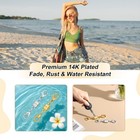 Magnetic Necklace Clasp  12pcs  - 14k Gold   Silver Plated Extra Strong