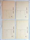 4 Vintage Korean Postcards From Domido Production South Korea Folk Dancers 1970s