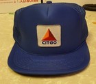 Vintage Citgo Gas Petroleum Adjustable Snapback Hat  Embroidered Patch Logo