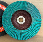 7 Inch Flap Discs 7  X 7 8  60 Grit Grinding Wheels Fiberglass zircon - Lot Of 5