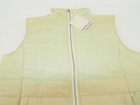 New  Gofluo Claire Women s Reflective Insulated Vest Size Xs Us 2-4 Beige Color 
