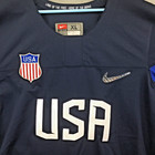 Nike Team Usa Hockey Jersey Shirt Xl Navy Blue Winter Olympics 2018