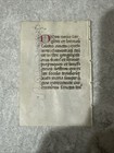 1443 Manuscript Leaf On Vellum     Book Of Hours