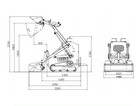 Free Shipping 2 Day Delivery Mini Skid Steer Track Loader B s 13hp Gas Usa Stock