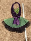 Liberts Dance Costume Ballet Tutu Childs Size M Purple green Dress