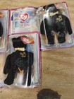 1999 Lot Of 3 Mcdonald   s Ty Beanie Baby    the End    Bear     New In Box  sealed 