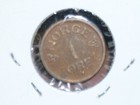 Vintage 1954 Norway 1 Ore Bronze Coin   Nicely Detailed  Great Collectible 