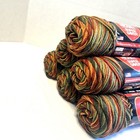 7 Red Heart Super Saver Yarn Skeins Multi Color Fall Worsted Weight Autumn
