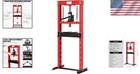 12 Ton Heavy-duty Hydraulic Press For Auto Bending   Stamping  Adjustable Red