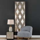 Uttermost 04116 Tahira  - 72 Inch Geometric Argyle Pattern Wall Mirror