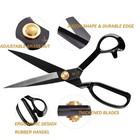Sewing Scissors  10 Inch Fabric Dressmaking Scissors Upholstery Office Shears   
