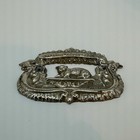 Vtg Antique Casket Coffin Plaque Our Darling W  Lamb Funeral Cemetery Macabre