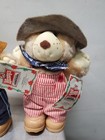 Vintage 1986    Wendy s Furskins    plush Teddy Bear Collection 3 Of 4 one Shoe 