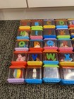Fisher Price Alphabet Peek A Blocks 26 Complete A-z Letters Abc   9 More