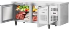 60in Commercial Prep Table Refrigerator 15 Cu Ft Double Door Restaurant Fridge