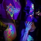 Tattoo Ink Set 8 Color 1 2oz 15ml Fluorescent Pigment Professional Tattoo Supply