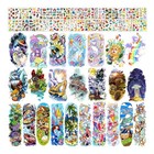 66 Sheets Kids Full   Half Arm Temporary Tattoos Sleeves  Fake Tattoo Sticker   