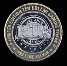  10 Silver Strike Bill   s Casino Emerald Bay Lake Tahoe No Lines  999 Fine Silver