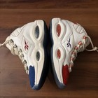 Reebok Question Mid Double Cross Allen Iverson Sneakers Red blue Men   s Size 7
