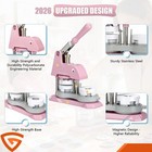 Button Maker Badge Pink Machine 1 1 25 2 25  300pcs 25 32 58mm Parts Press Kit