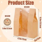50  Thicker 50 Pcs Bread Bags For Homemade 13 7 X 8 2 X 3 5 Inches  Brown